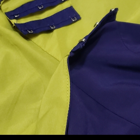 Nine West 8 chiffon wrap dress gathered and draped feels like butter decadent - Picture 14 of 14